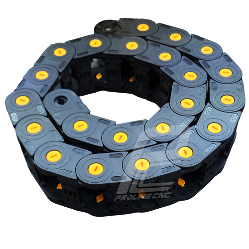 انرژی چین - انرژی گاید ابعاد داخلی 38×25 ابعاد خارجی 55×40 با شعاع خمش 55 میلیمتر برند GF رو باز