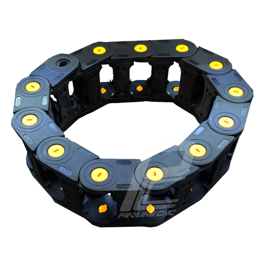 انرژی چین - انرژی گاید ابعاد داخلی 50×35 ابعاد خارجی 75×55 با شعاع خمش 75،100،150 میلیمتر برند GF رو باز