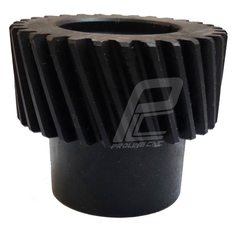 دنده مقابل مورب 30 دنده pinion rack2 مدول 2 نافی دار شفت 32