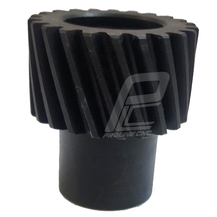 دنده مقابل مورب 22 دنده pinion rack2 مدول 2 نافی دار شفت 22