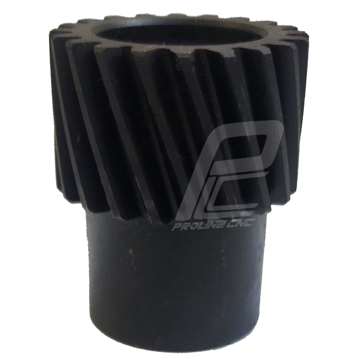 دنده مقابل مورب 20 دنده pinion rack2 مدول 2 نافی دار شفت 22