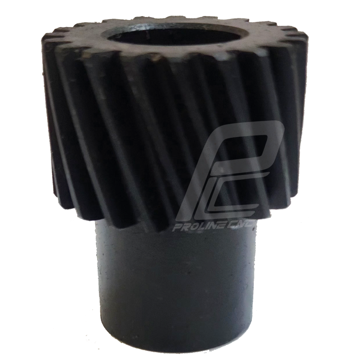 دنده مقابل مورب 20 دنده pinion rack2 مدول 2 نافی دار شفت 16