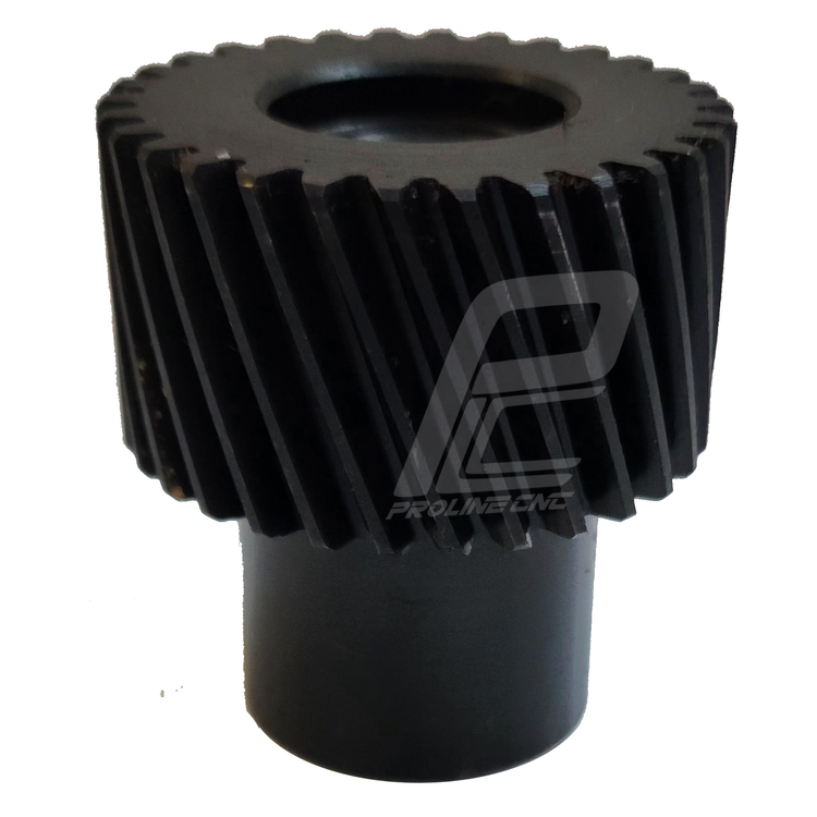 دنده مقابل مورب 30 دنده pinion rack1.5 مدول 1.5 نافی دار شفت 16