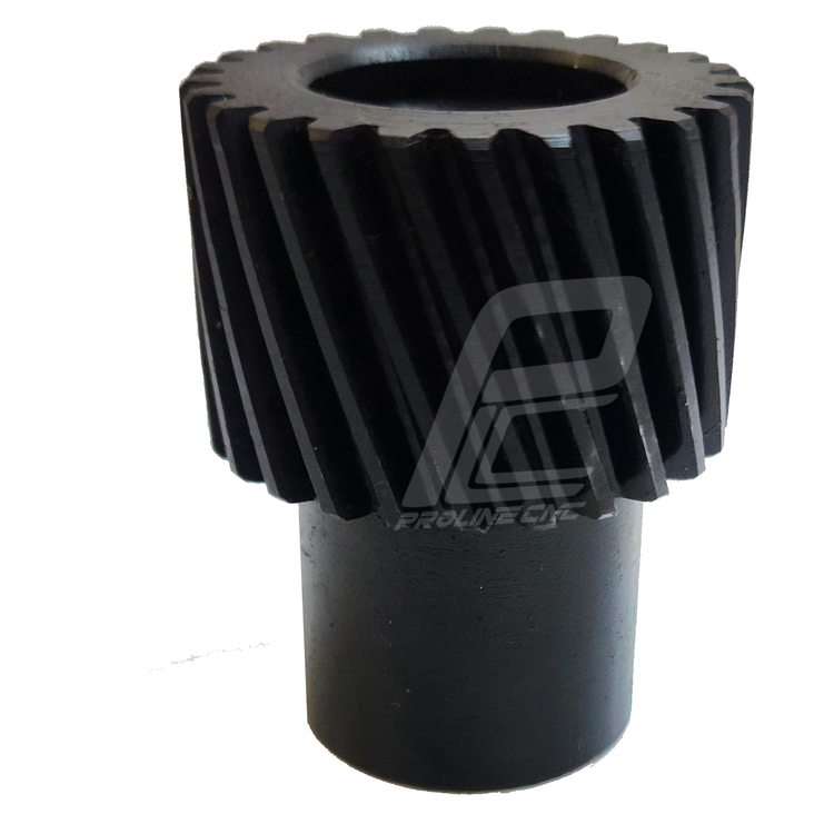 دنده مقابل مورب 25 دنده pinion rack1.5 مدول 1.5 نافی دار شفت 16