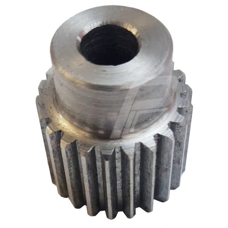 دنده مقابل ساده 22 دنده pinion rack1 مدول 1 نافی دار شفت 8