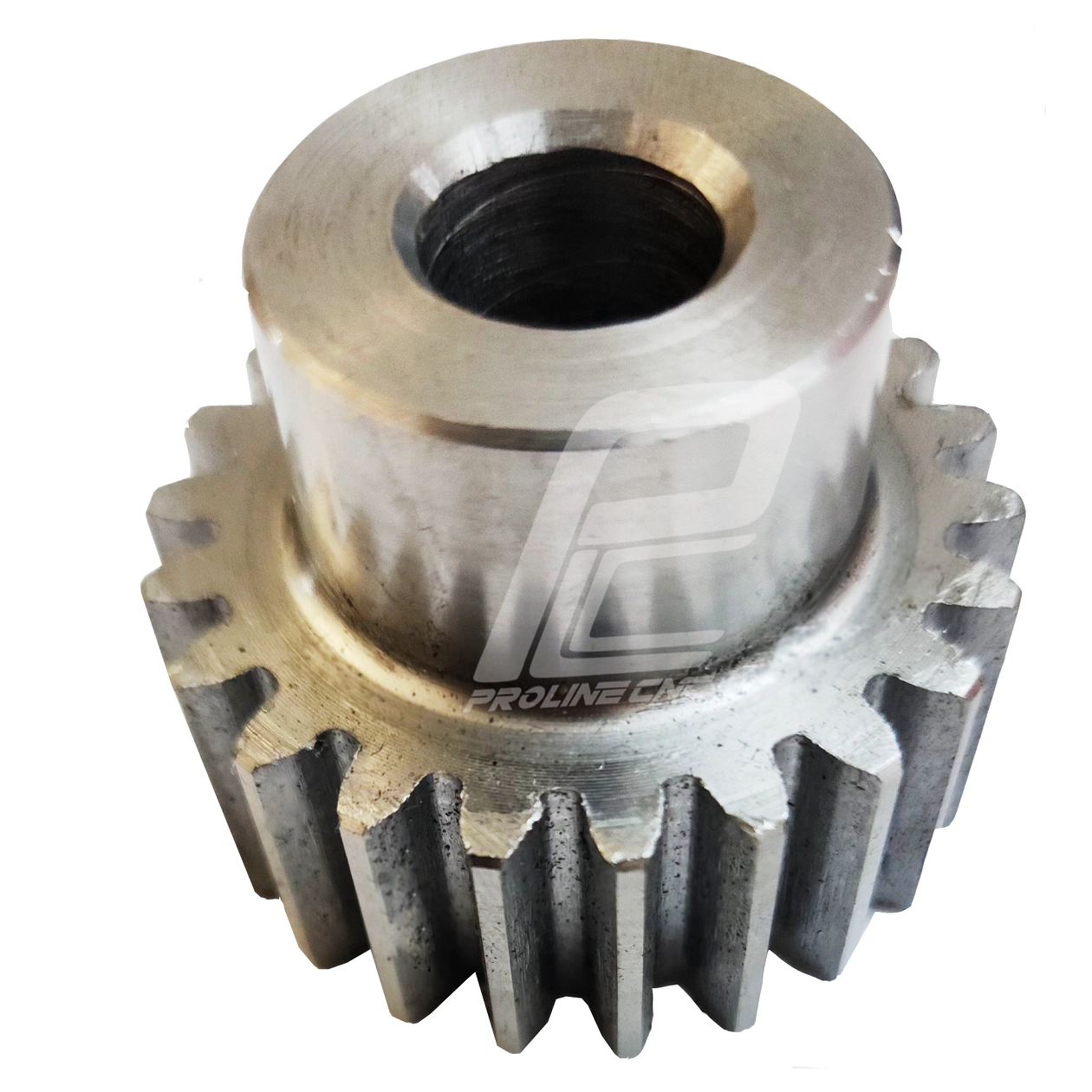 دنده مقابل ساده 22 دنده pinion rack2 مدول 2 نافی دار شفت 14