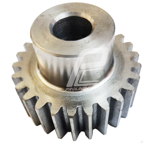 دنده مقابل ساده 25 دنده pinion rack2 مدول 2 نافی دار شفت 14