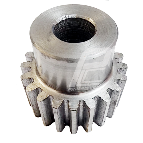 دنده مقابل ساده 18 دنده pinion rack2 مدول 2 نافی دار شفت 14