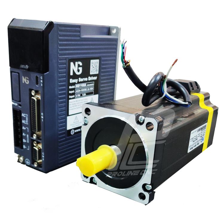 استپ موتور انکودر دار 120 کیلوگرم با درایو easyservo ایزی سروو مدل 86HSE12N16Mدو فاز معادل سروو 750w برند NG