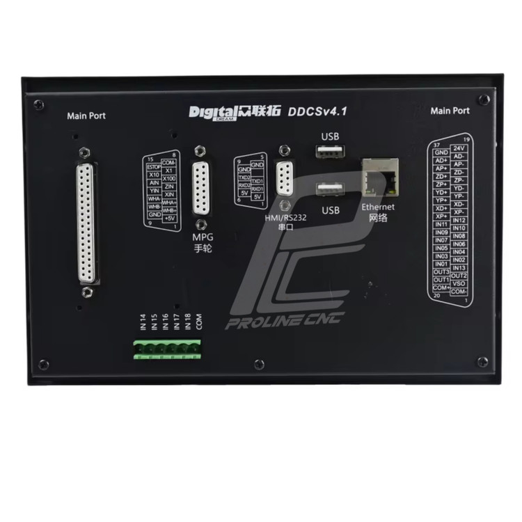 صفحه نمایش کنترلر چهارمحور محور سی ان سی Controller 4Axis CNC مدل A2R+ Plus V4.1 مجهز به PLC