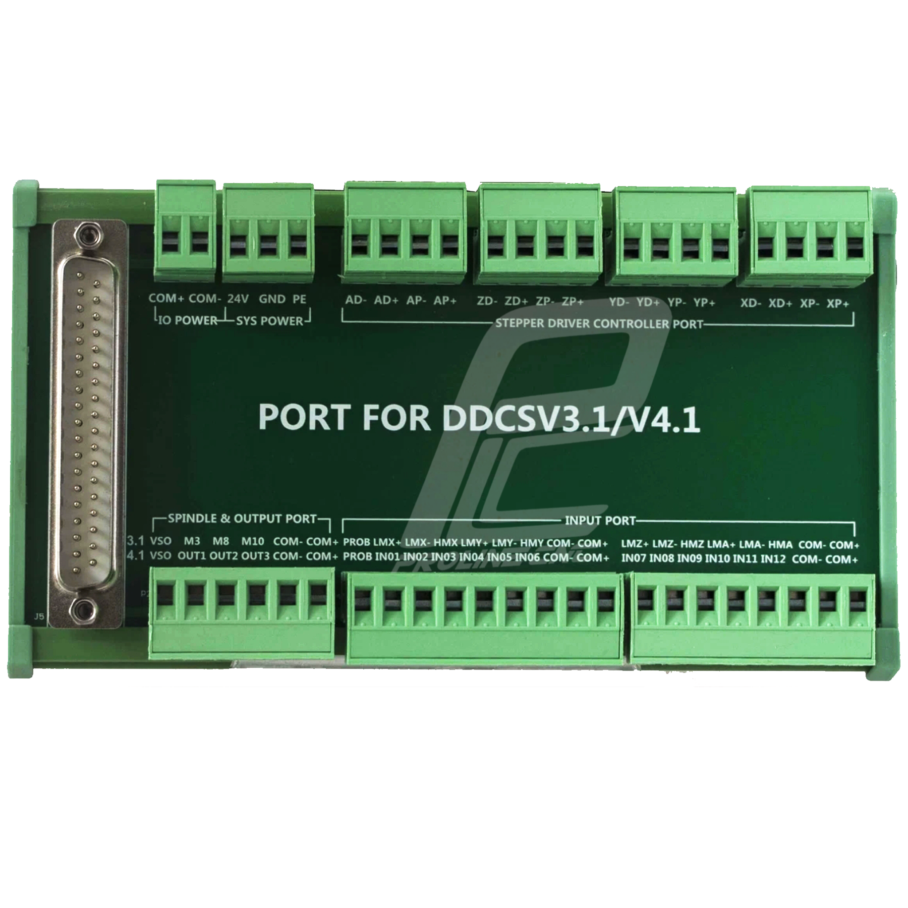 صفحه نمایش کنترلر چهارمحور محور سی ان سی Controller 4Axis CNC مدل A2R+ Plus V4.1  مجهز به PLC