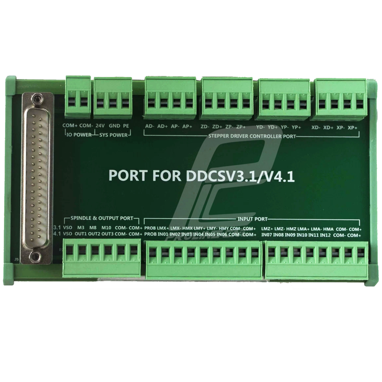 صفحه نمایش کنترلر چهارمحور محور سی ان سی Controller 4Axis CNC مدل A2R+ Plus V4.1 مجهز به PLC