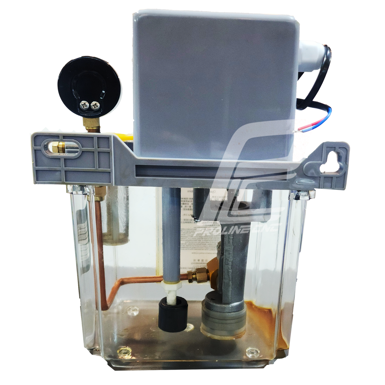 پمپ (یونیت) روغن کاری  روانکاری اتوماتیک صنعتی دو لیتری تایمردار (پمپ و گیربکس فلزی) Automatic lubrication pump 2Litr