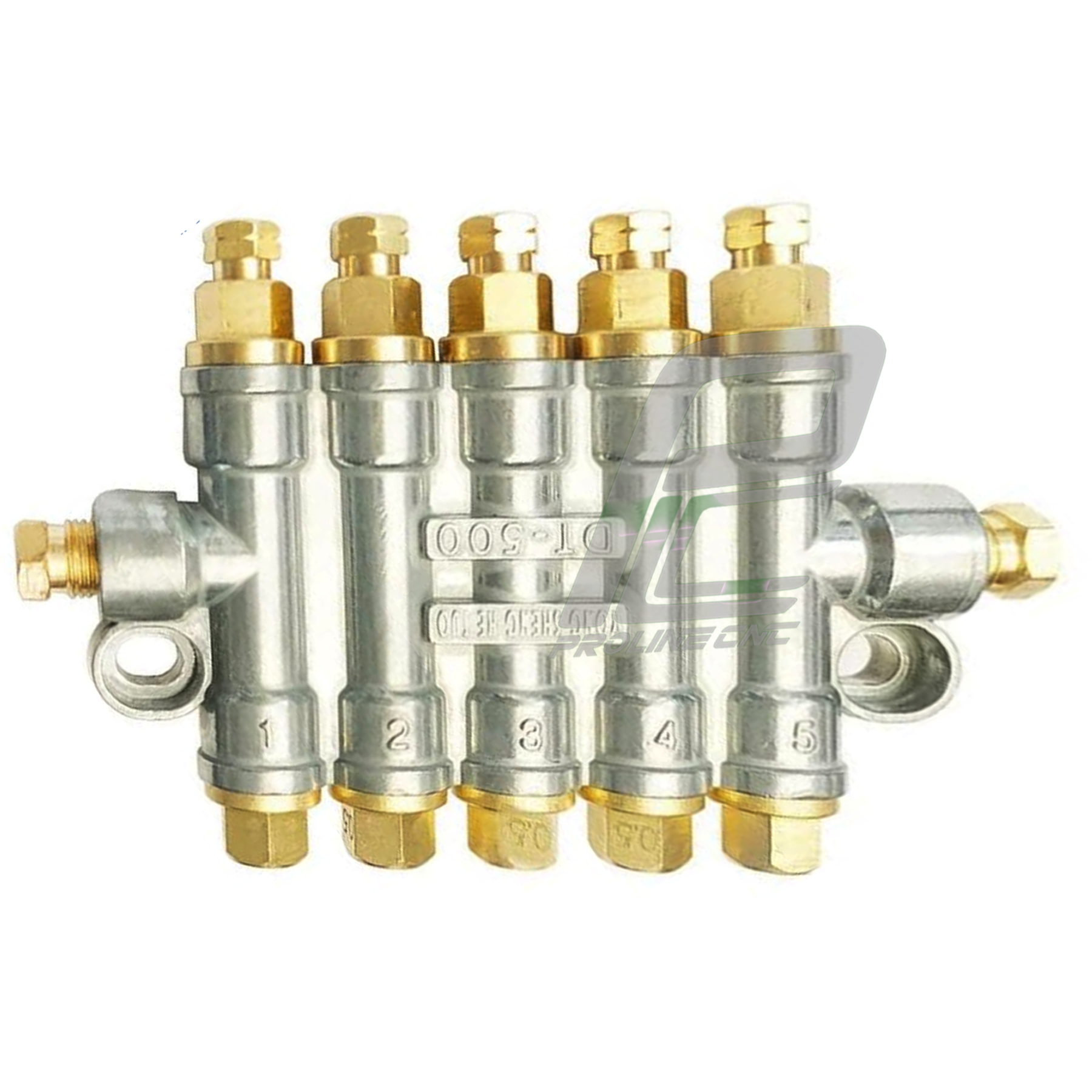 تقسیم روغن کاری فشار قوی قابل تنظیم سوپاپ دار 5 خانه برند PLC