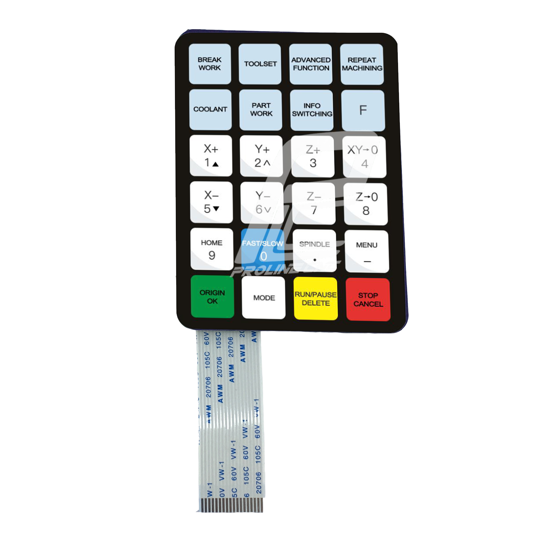 صفحه کلید کنترلر دی اس پی DSP A11E, B11E PLUS  ریچ اتو RICHAUTO (کیبرد کنترلر سی ان سی DSP)