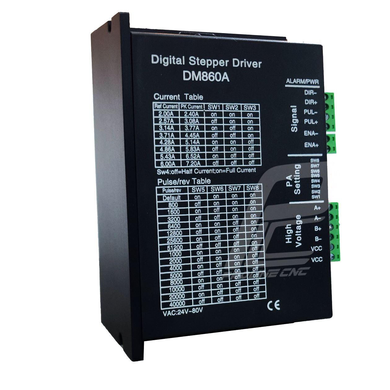 استپ درایو مخصوص موتور 9 تا 200 کیلوگرم مدل DM860A برند مش MASH دو فاز 8.4 آمپر