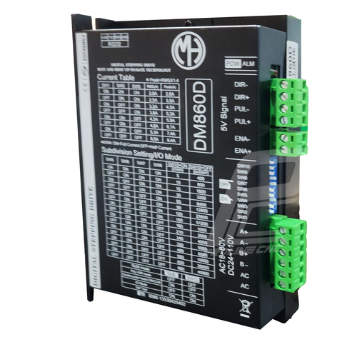 استپ درایو مخصوص موتور 85 تا 200 کیلوگرم مدل DM860D برند مش MASH دو فاز 7.2 آمپر