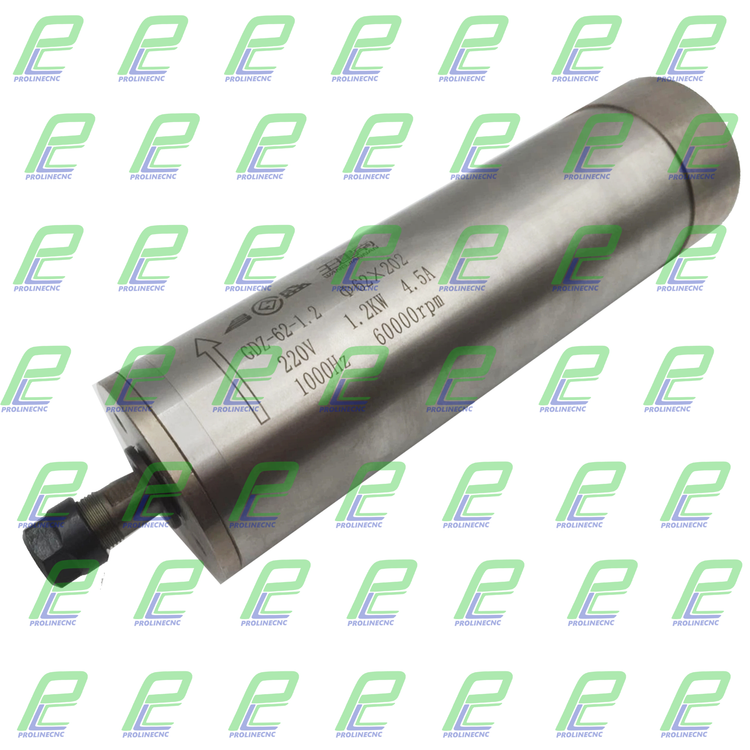 اسپیندل موتور آب خنک 1.2 کیلو وات 60000 دور کولت ER11 تک فاز 220 ولت برند مش MASH