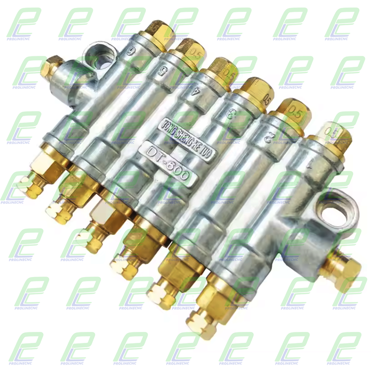 تقسیم روغن کاری فشار قوی قابل تنظیم سوپاپ دار 6 خانه برند Mash