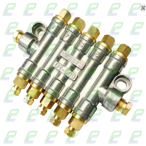 تقسیم روغن کاری فشار قوی قابل تنظیم سوپاپ دار 5 خانه برند PLC