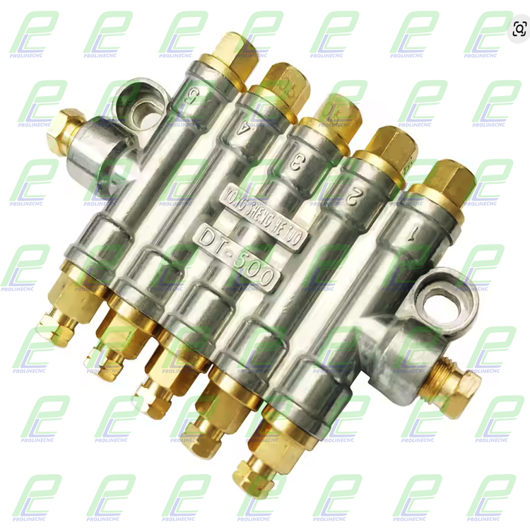 تقسیم روغن کاری فشار قوی قابل تنظیم سوپاپ دار 5 خانه برند PLC