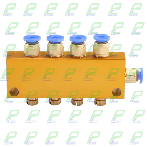 تقسیم روغن کاری قابل تنظیم فیتینگی 4 خانه برند Mash