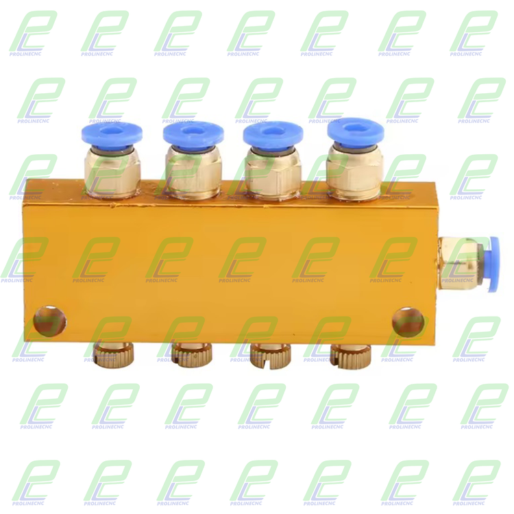 تقسیم روغن کاری قابل تنظیم فیتینگی 4 خانه برند Mash