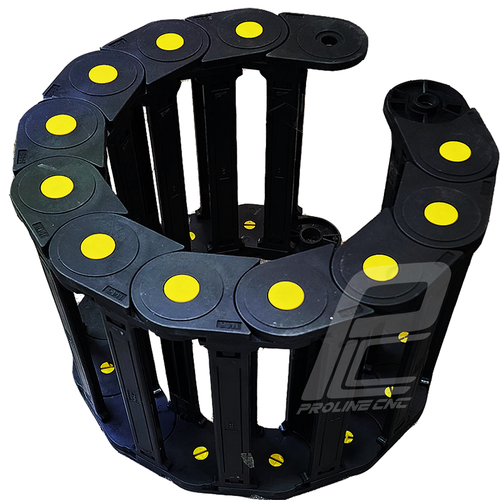 انرژی چین - انرژی گاید ابعاد داخلی 175×65 ابعاد خارجی 182×85 با شعاع خمش 250 میلیمتر برند GF رو باز