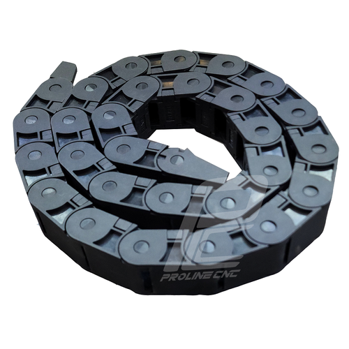 انرژی چین - انرژی گاید ابعاد داخلی 25×18 ابعاد خارجی 35×23 با شعاع خمش 38 میلیمتر برند GF رو باز