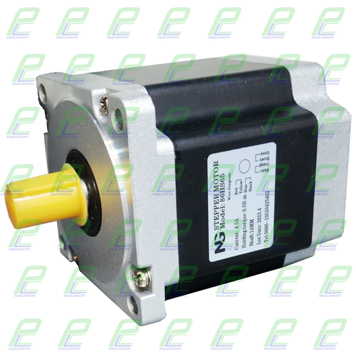 استپ موتور 65 کیلوگرم مدل 86HS65 گشتاور 6.5nm ، نما 34 ، دو فاز، برند مش