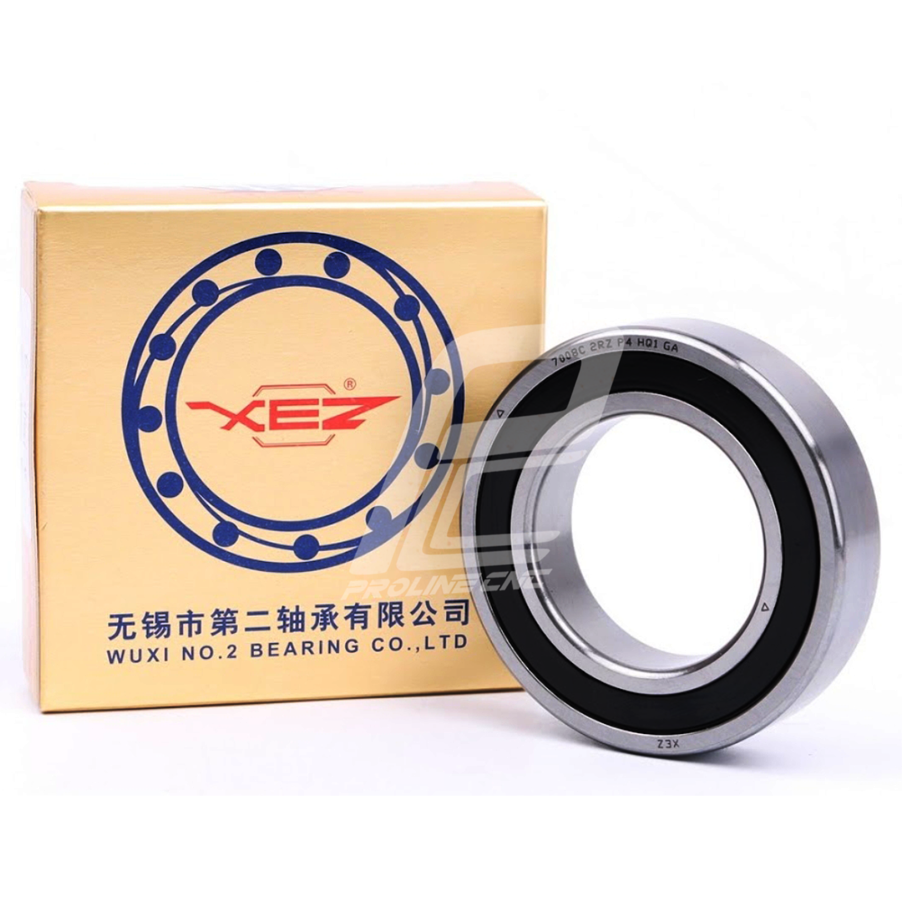 بلبرینگ اسپیندل مدل 7004DB-2RZ P4 دور بالای سرامیکی برند XEZ  ایکس ای زد (جفتی)