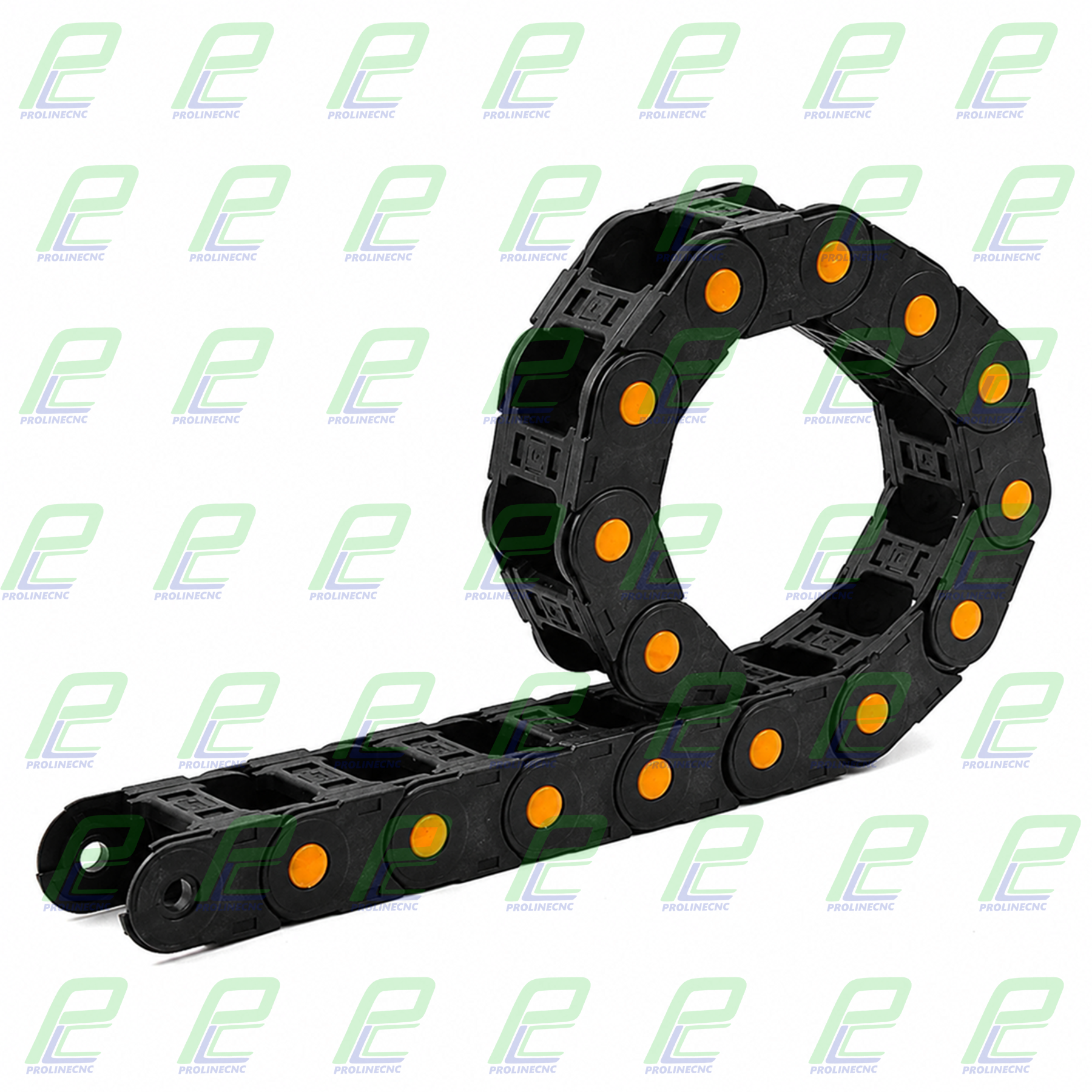 انرژی چین - انرژی گاید ابعاد داخلی 50×35 ابعاد خارجی 75×55 با شعاع خمش 100 میلیمتر برند GF رو باز