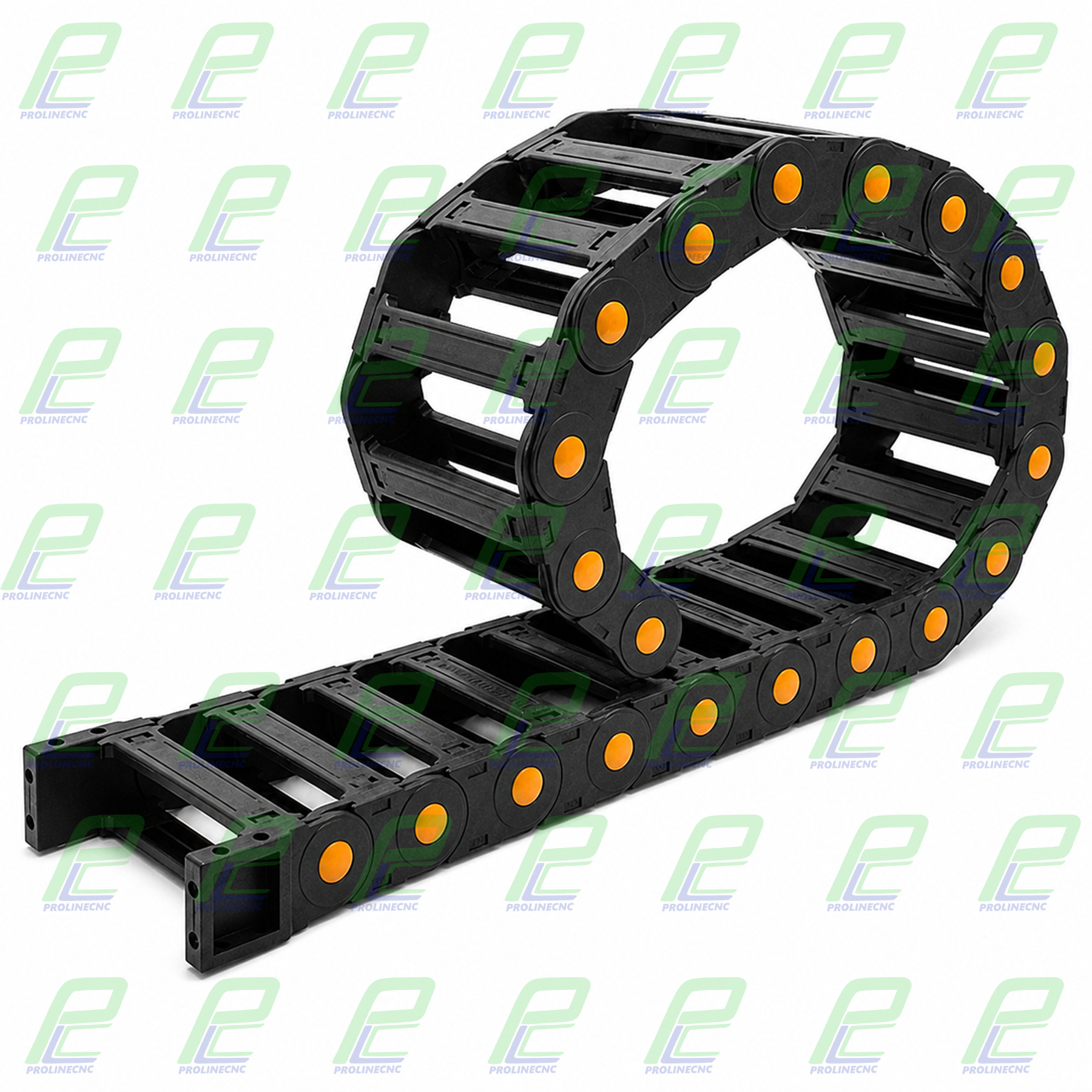 انرژی چین - انرژی گاید ابعاد داخلی 150×35 ابعاد خارجی 175×55 با شعاع خمش 150 میلیمتر برند GF رو باز
