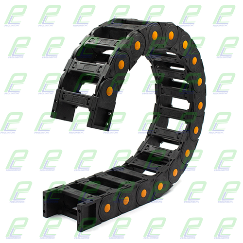 انرژی چین - انرژی گاید ابعاد داخلی 100×45 ابعاد خارجی 127×65 با شعاع خمش 175 میلیمتر برند GF رو باز