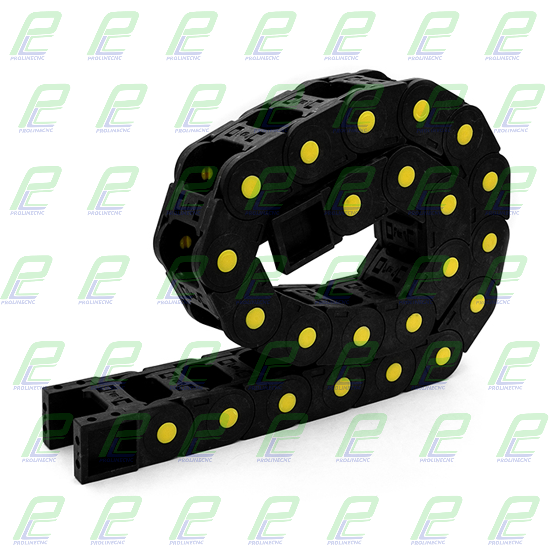 انرژی چین - انرژی گاید ابعاد داخلی 38×25 ابعاد خارجی 55×40 با شعاع خمش 55 میلیمتر برند GF رو باز