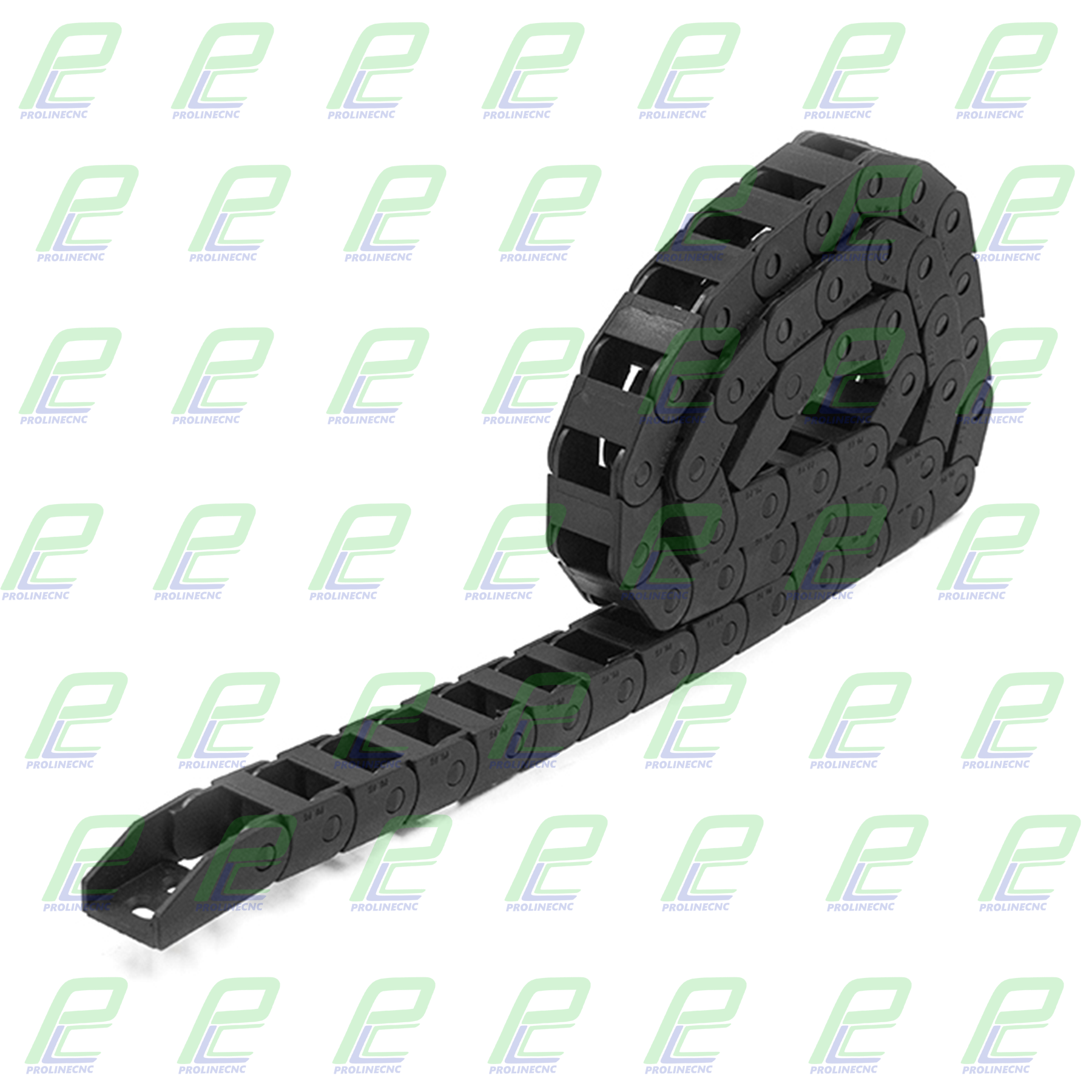 انرژی چین - انرژی گاید ابعاد داخلی 15×10 ابعاد خارجی 23×16 با شعاع خمش 28 میلیمتر برند GF رو باز