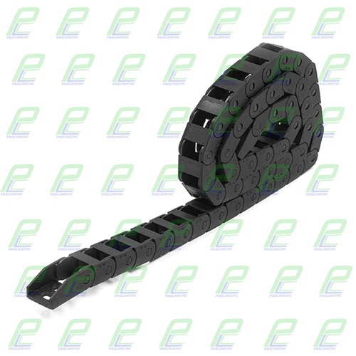 انرژی چین - انرژی گاید ابعاد داخلی 15×10 ابعاد خارجی 23×16 با شعاع خمش 28 میلیمتر برند GF رو باز