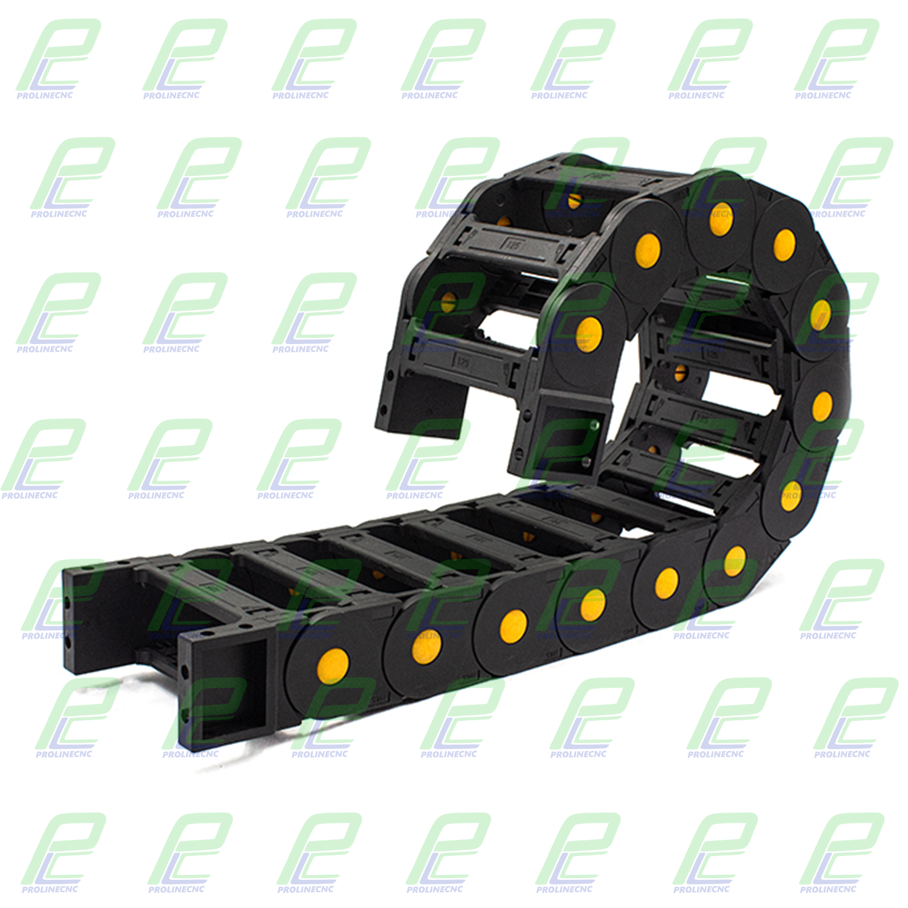 انرژی چین - انرژی گاید ابعاد داخلی 125×45 ابعاد خارجی 152×65 با شعاع خمش 125 میلیمتر برند GF رو باز