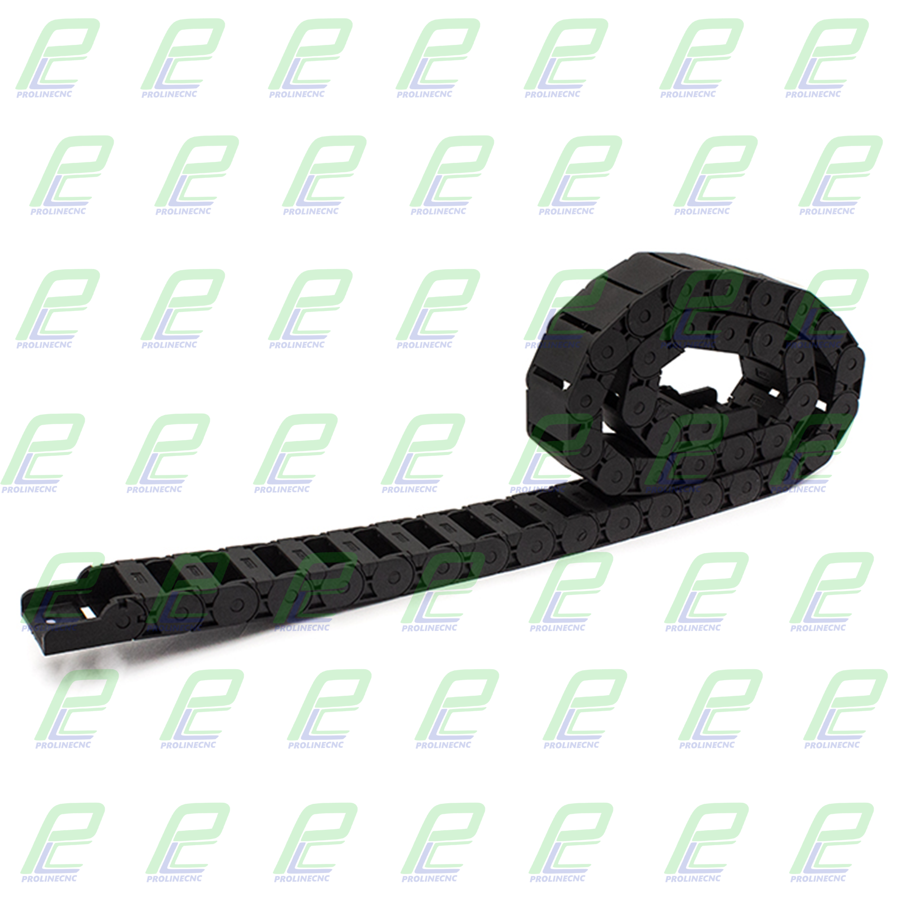 انرژی چین - انرژی گاید ابعاد داخلی 30×15 ابعاد خارجی 39×20  با شعاع خمش 38 میلیمتر برند GF رو باز