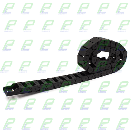 انرژی چین - انرژی گاید ابعاد داخلی 30×15 ابعاد خارجی 39×20 با شعاع خمش 38 میلیمتر برند GF رو باز