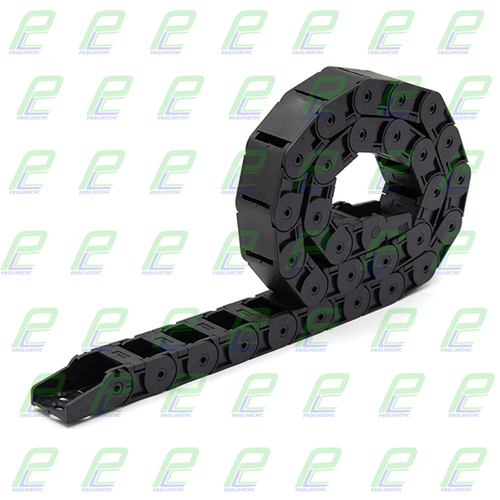 انرژی چین - انرژی گاید ابعاد داخلی 25×18 ابعاد خارجی 35×23 با شعاع خمش 38 میلیمتر برند GF رو باز
