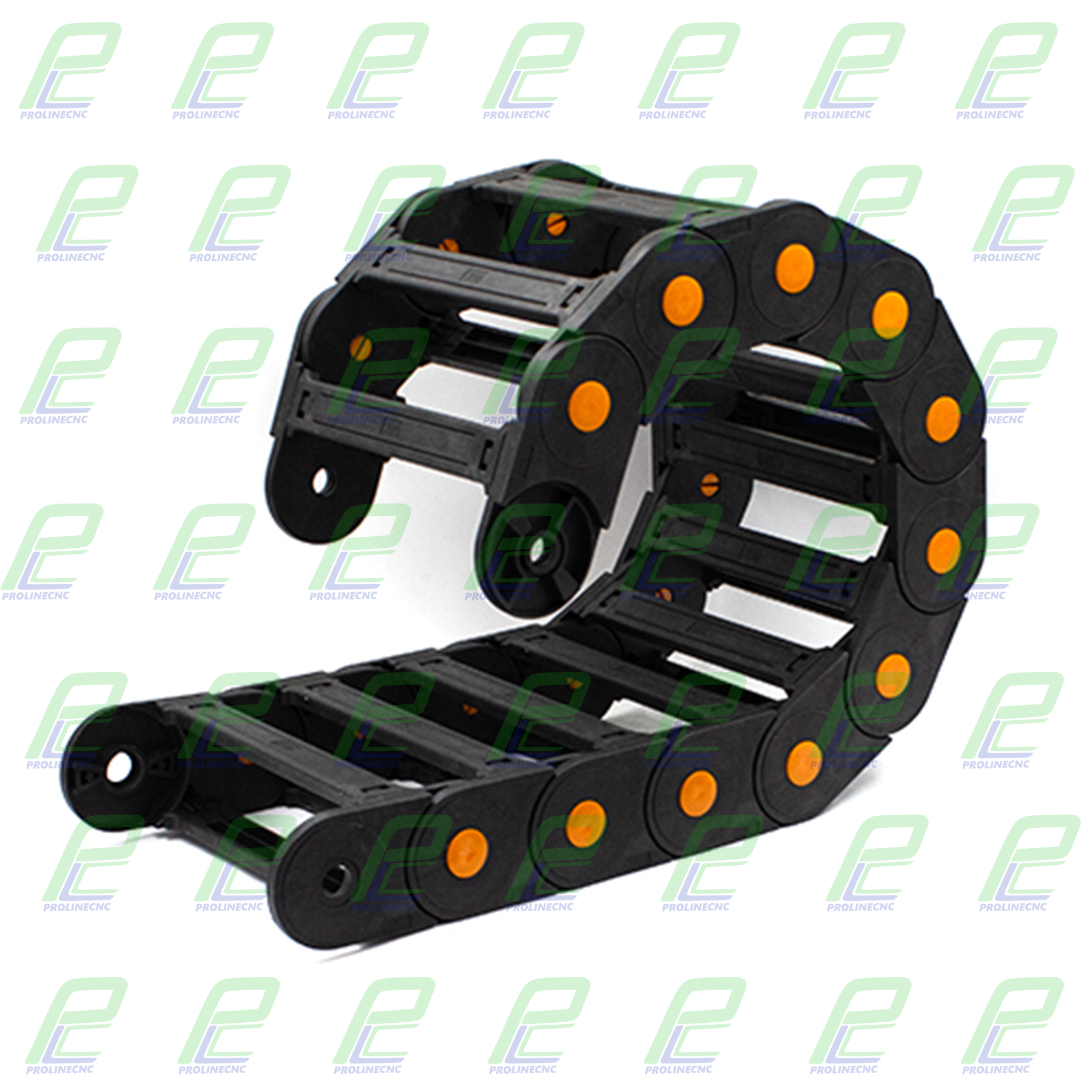 انرژی چین - انرژی گاید ابعاد داخلی 200×45 ابعاد خارجی 227×65 با شعاع خمش 150 میلیمتر برند GF رو باز