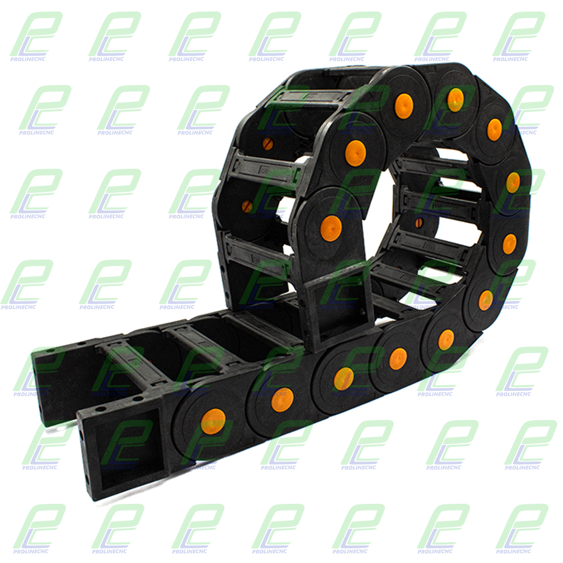 انرژی چین - انرژی گاید ابعاد داخلی 150×65 ابعاد خارجی 182×85 با شعاع خمش 150 میلیمتر برند GF رو باز