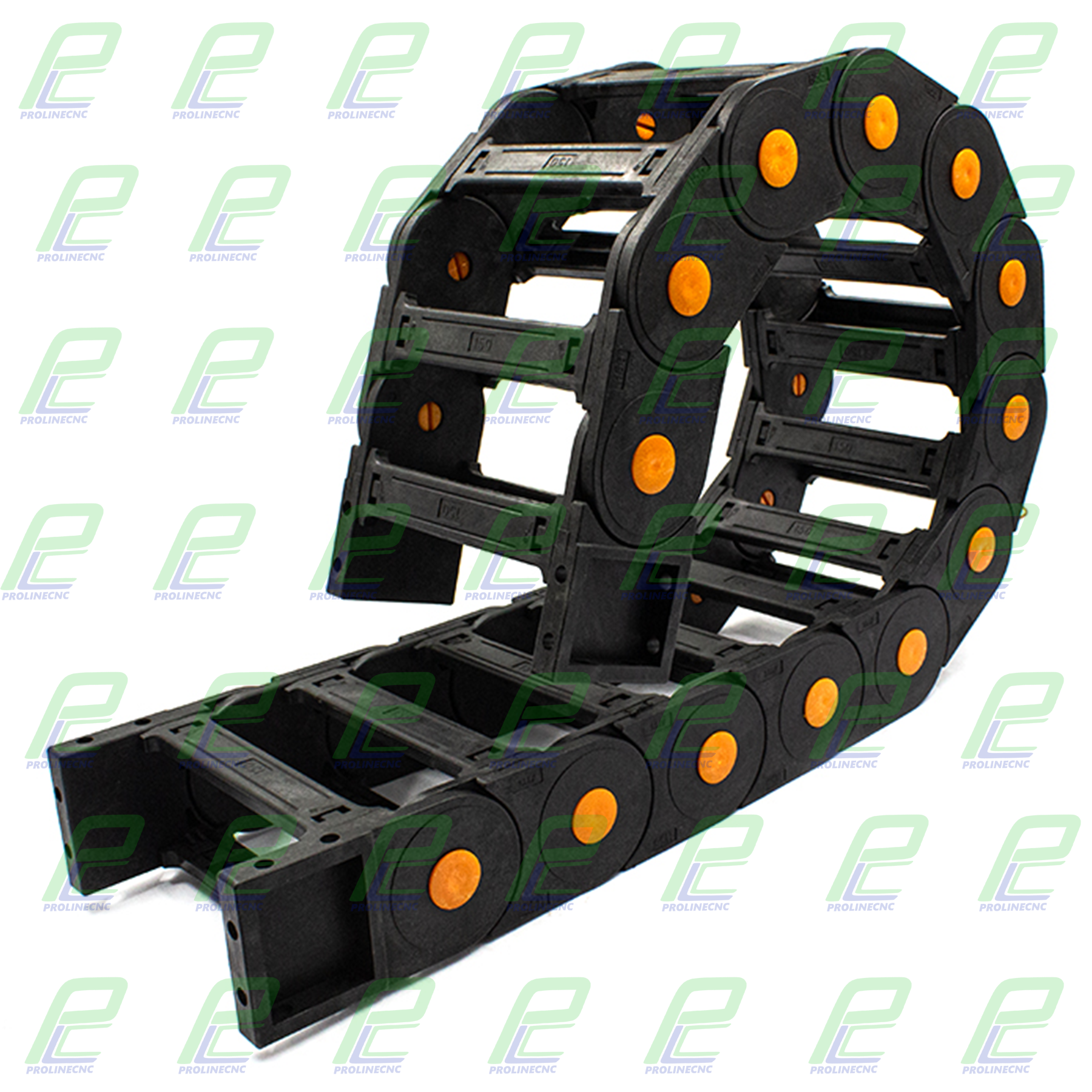 انرژی چین - انرژی گاید ابعاد داخلی 150×55 ابعاد خارجی 180×75 با شعاع خمش 150 میلیمتر برند GF رو باز
