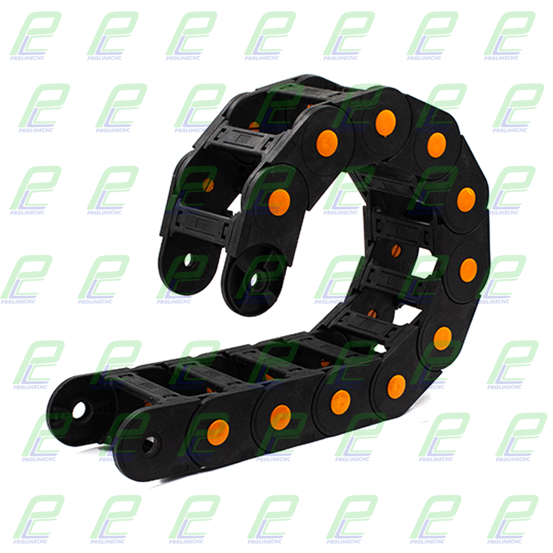 انرژی چین - انرژی گاید ابعاد داخلی 100×55 ابعاد خارجی 130×75 با شعاع خمش 150 میلیمتر برند GF رو باز