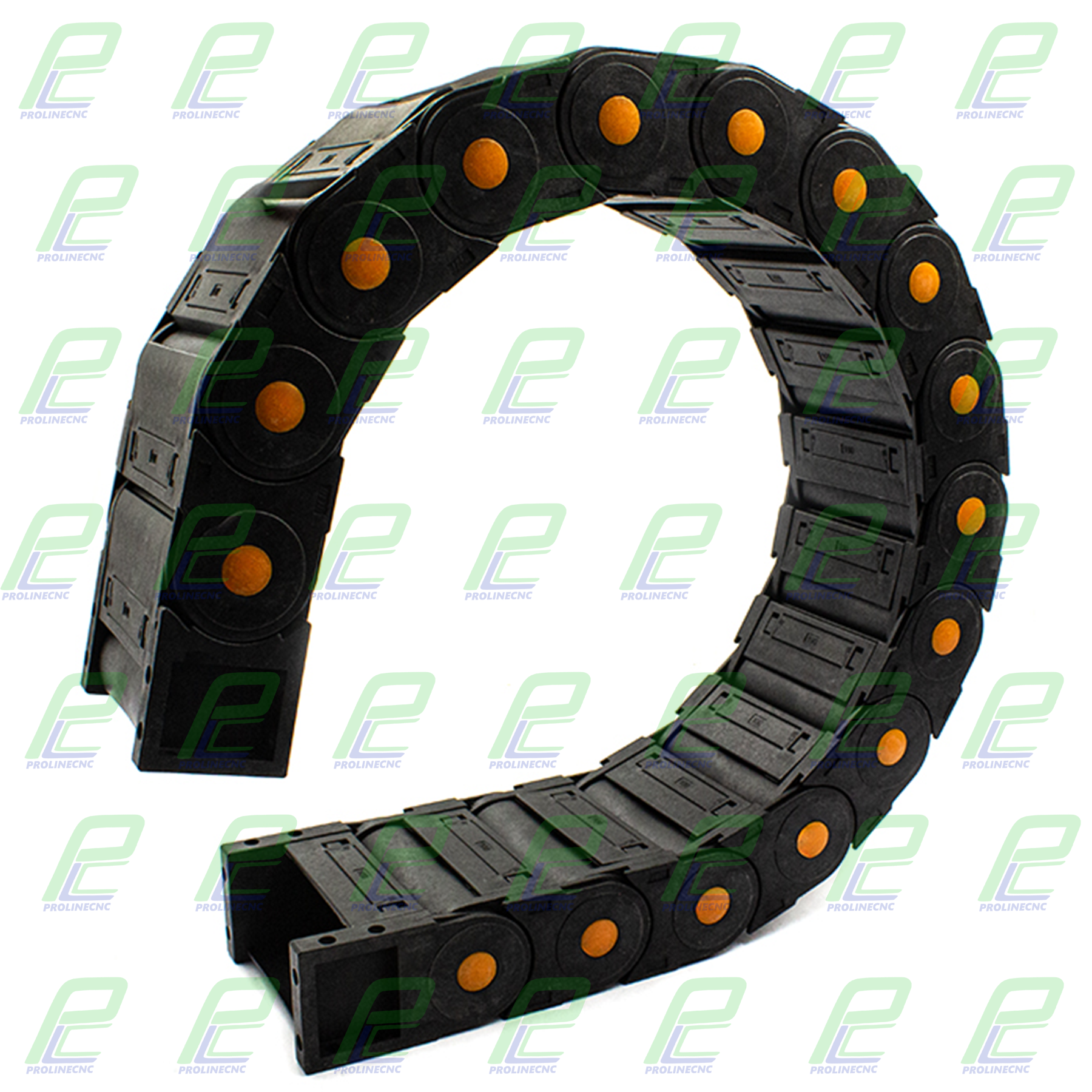 انرژی چین - انرژی گاید ابعاد داخلی 125×45 ابعاد خارجی 152×65 با شعاع خمش 200 میلیمتر برند GF پوشیده