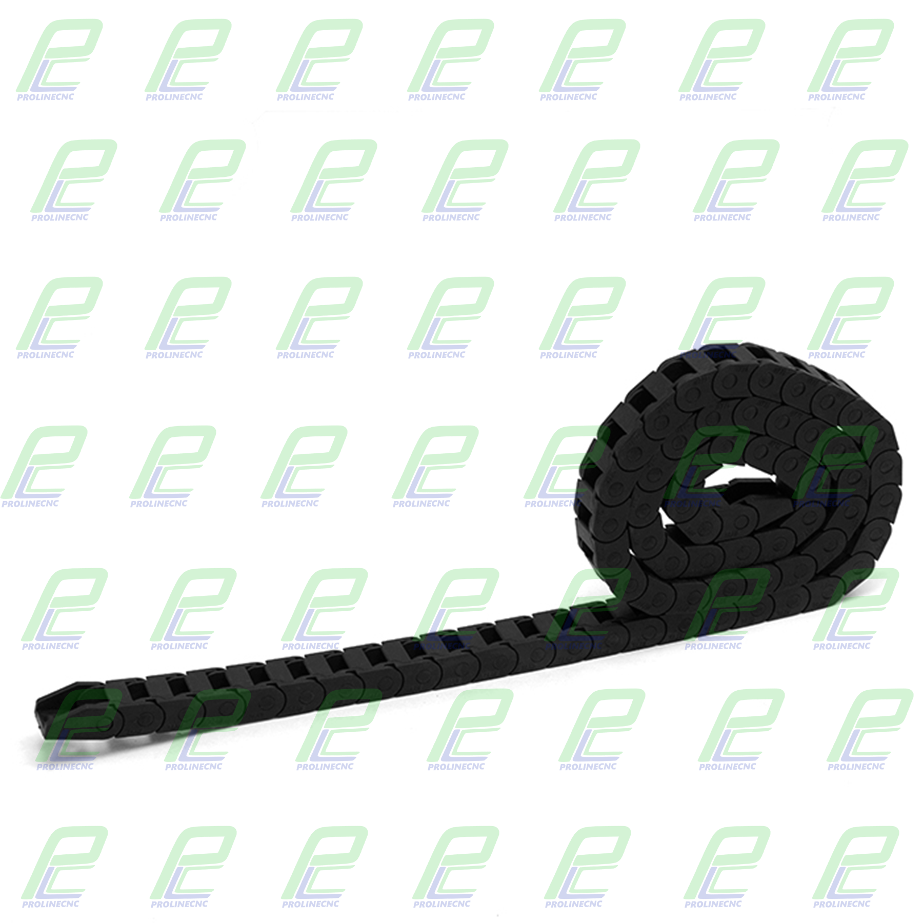 انرژی چین - انرژی گاید با براکت ابعاد داخلی 7×7 ابعاد خارجی 12×10 با شعاع خمش 18 میلیمتر برند GF رو باز