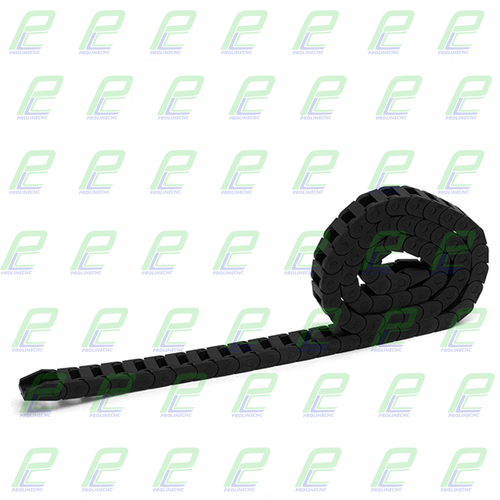 انرژی چین - انرژی گاید با براکت ابعاد داخلی 7×7 ابعاد خارجی 12×10 با شعاع خمش 18 میلیمتر برند GF رو باز