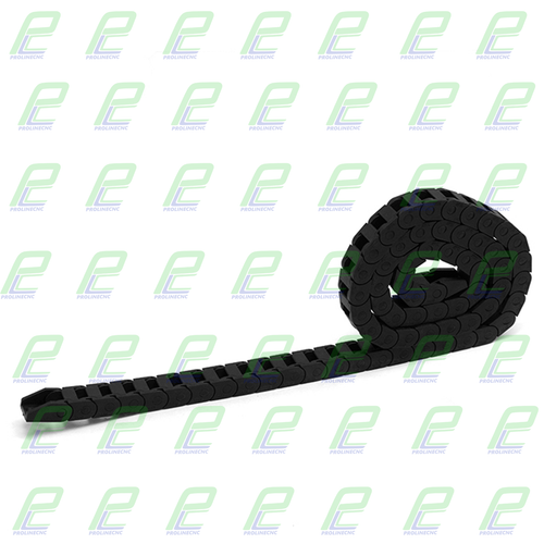انرژی چین - انرژی گاید با براکت ابعاد داخلی 10×10 ابعاد خارجی 18×16 با شعاع خمش 18 میلیمتر برند GF رو باز