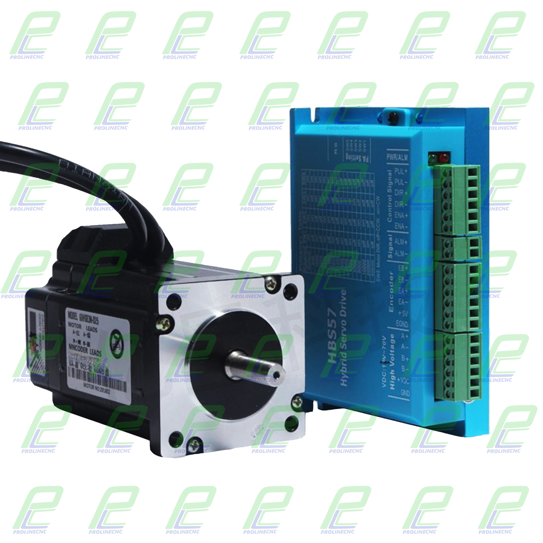 استپ موتور و درایو انکدردار 20 کیلو گرم مدل Easy servo 57ES20 نما23دو فاز برند FS